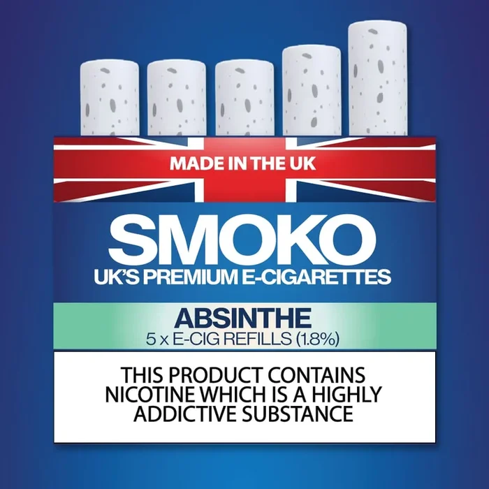 Absinthe E-Cigarette Refills – UK Made Cigalike Refills