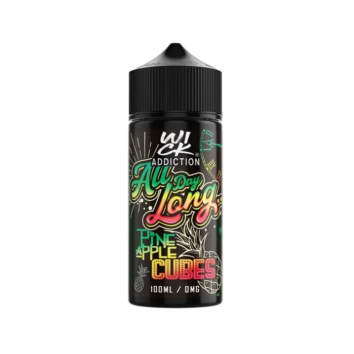 All Day Long Pineapple Cubes 100ml By Wick Addiction