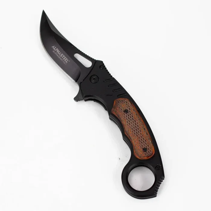 ALPHASTEEL – 8.5&Prime; Folding Pocket Knife – Grimblade