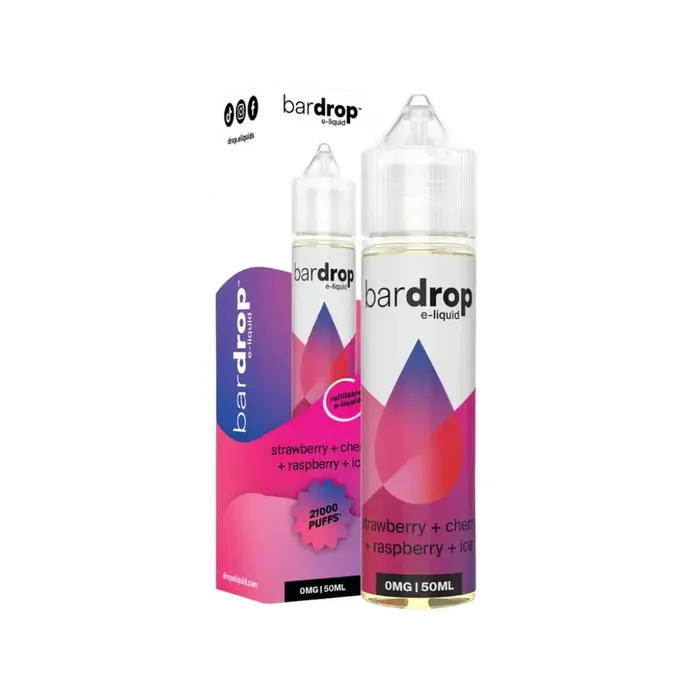 Bar Drop Strawberry + Cherry + Raspberry + Ice 50ml Shortfill