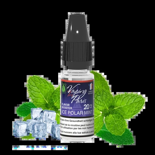 ? Booster Flavor Nicotine 100% Végétal – Ice Polar Mint 10 ml / 20 mg