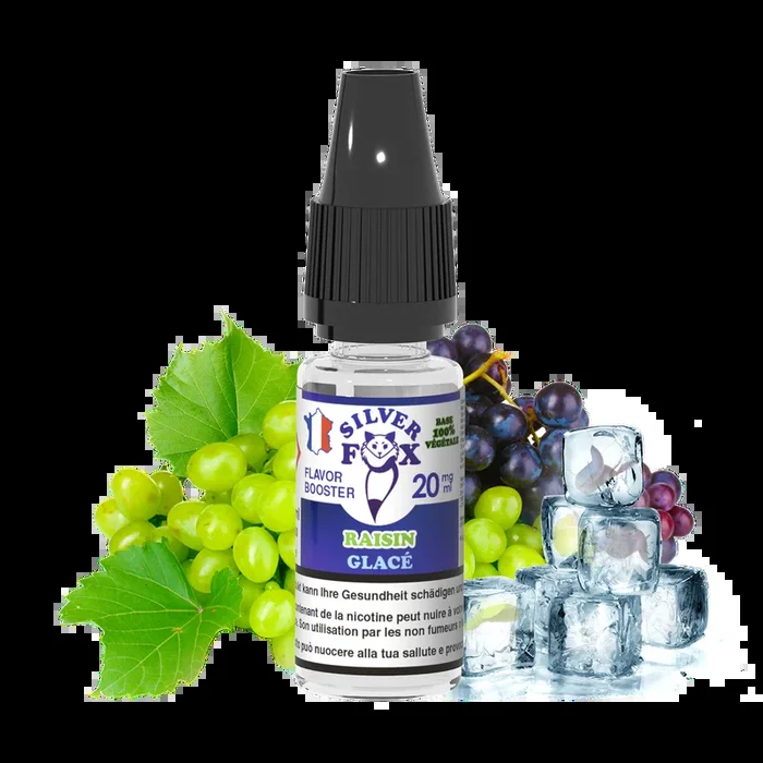? Booster Nicotine 100% Végétal – Raisin – Silver Fox