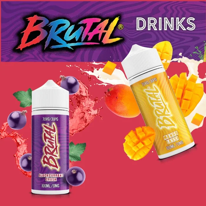 Brutal Drinks 100ml + 2 Nics (£8)