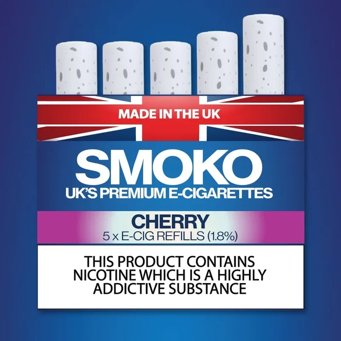 Cherry E-Cigarette Refills – UK Made Cigalike Refills