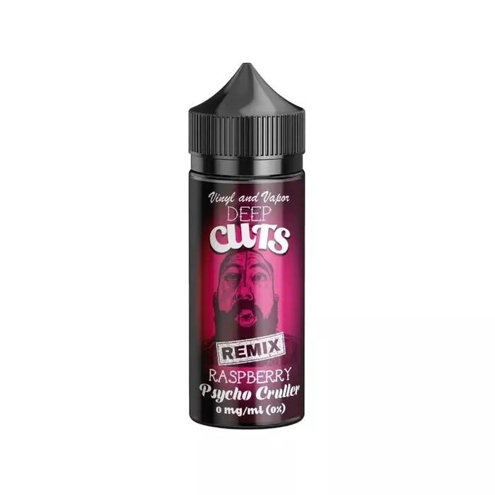 Deep Cuts Raspberry Psycho Crueller Remix 100ml Shortfill