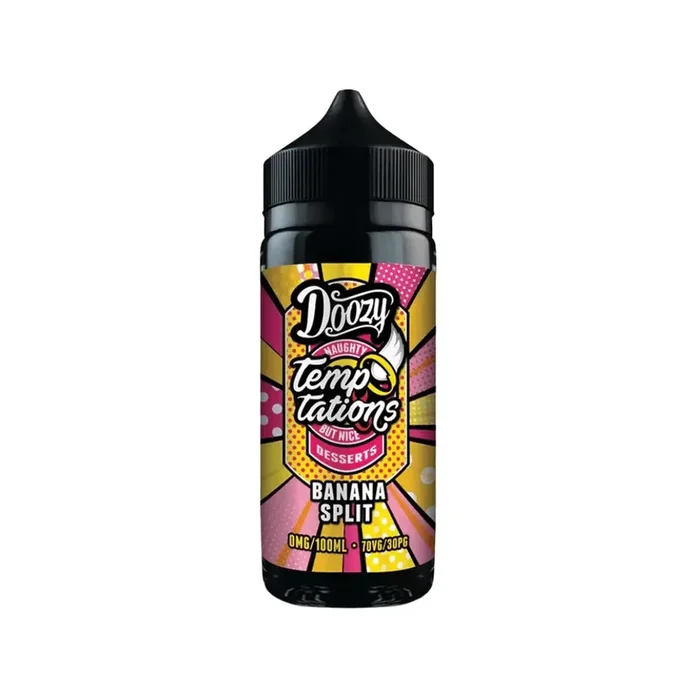 Doozy Temptations Banana Split 100ml Shortfill