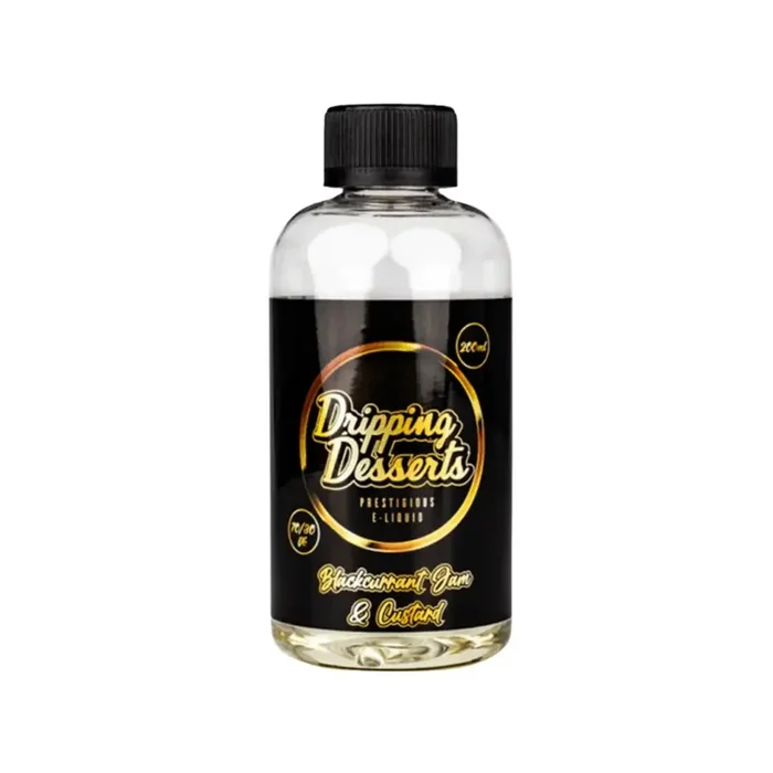 Dripping Desserts Blackcurrant Jam & Custard 200ml E-liquid