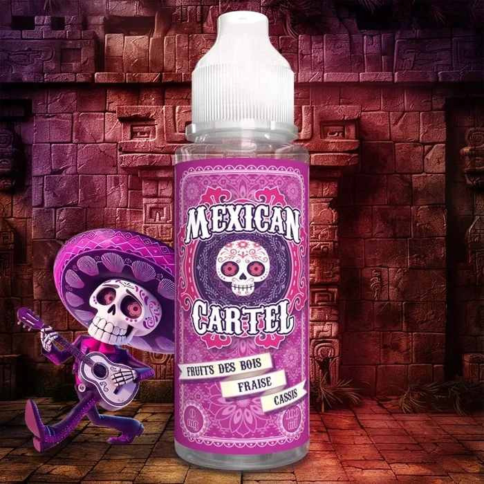 E-liquide Fruits des Bois Fraise Cassis – 100ml – Mexican Cartel