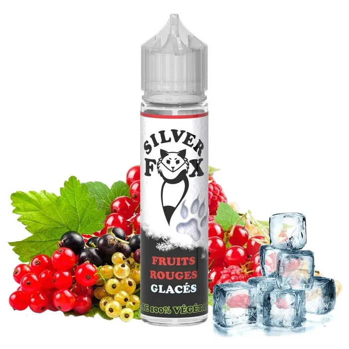 ?? ❄️E-Liquide Fruits Rouges Glacés – Silver Fox 50 ml shortfil 70 ml