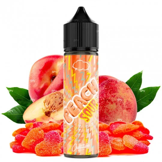 ?? E-liquide Peach Sour – Creative Suite by Eliquid France | 50 ml (flacon 70 ml)