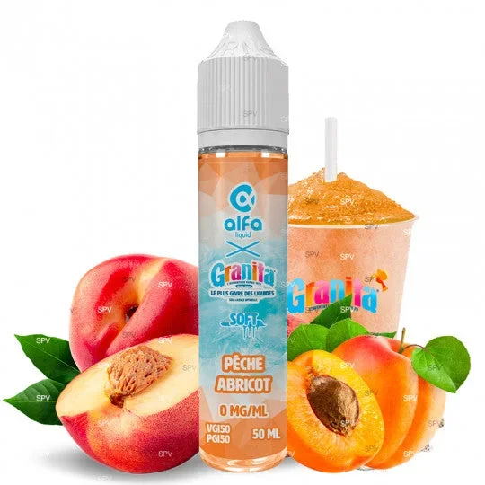 ? E-liquide Pêche Abricot Soft – Granita X Alfaliquid | 50 ml (70 ml)