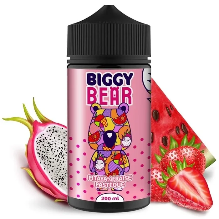 E-Liquide Pitaya Fraise Pastèque – Biggy Bear 200 ml