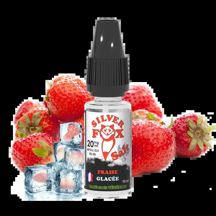 ? E-liquide Silver Fox Fraise 10 ml / NS