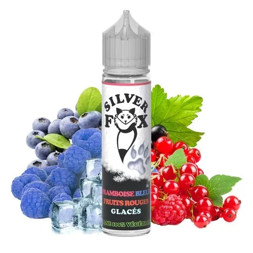 ?? E-liquide Silver Fox Framboise Bleue, Fruits Rouges & Myrtille 50 ml
