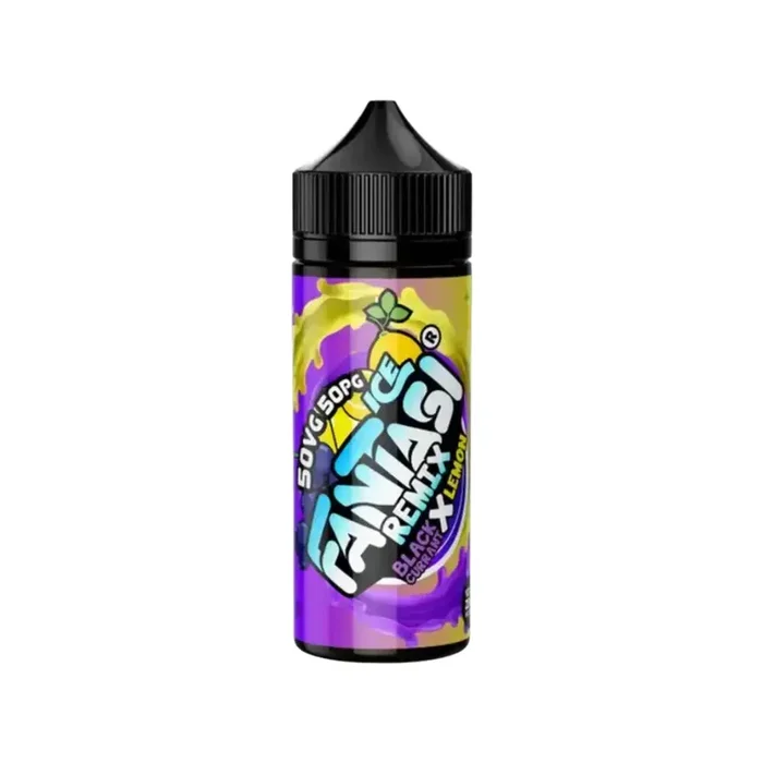 Fantasi Remix 50:50 Blackcurrant x Lemon Ice 100ml Shortfill