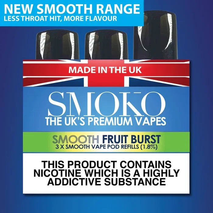 FRUIT BURST – SMOOTH VAPE POD REFILLS