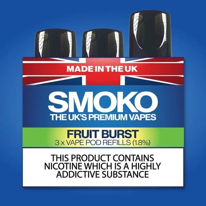 FRUIT BURST SMAAK VAPE POD NAVULLINGEN