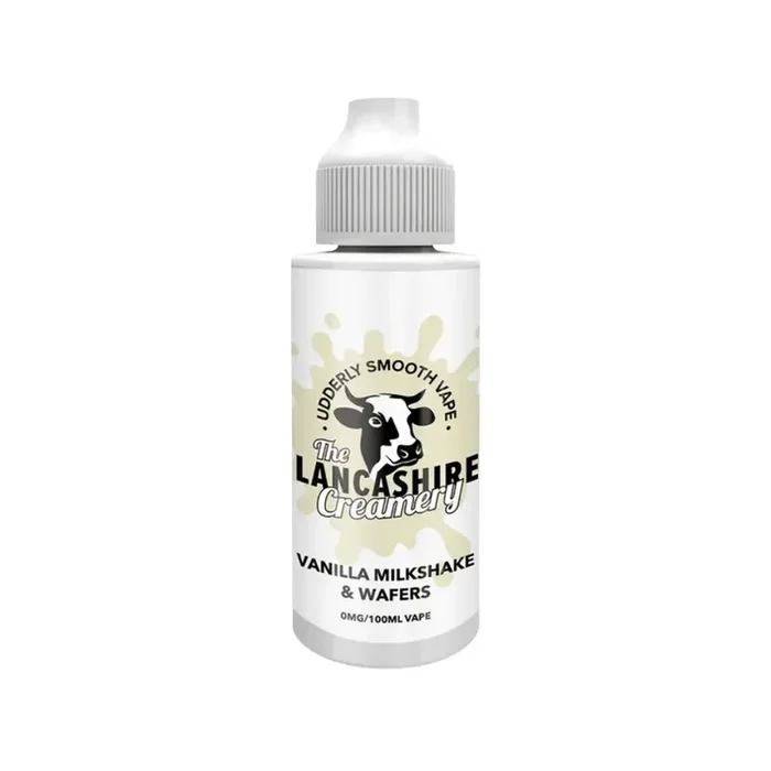 Lancashire Creamery Vanilla Milkshake & Wafers 100ml E-liquid