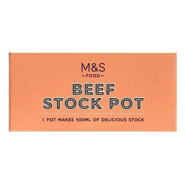 M&S Beef Stock Pot 4 x 24g