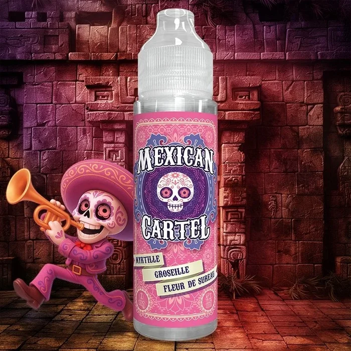 Myrtille Groseille Fleur de Sureau Mexican Cartel 50ML