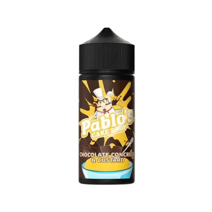 Pablo&rsquo;s Cake Shop Chocolate Concrete & Custard 100ml E-liquid