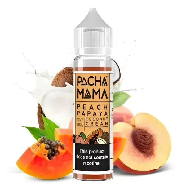 Pachamama Peach Papaya Coconut Cream E-Liquide