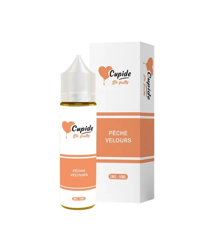 ? Pêche Velours – Cupide | E-liquide pêche veloutée – 50 ml sans nicotine