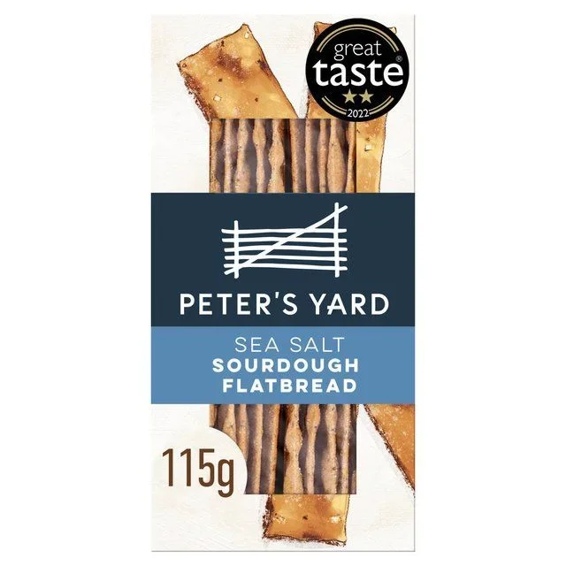 Peter&rsquo;s Yard Sea Salt Sourdough Flatbreads 115g