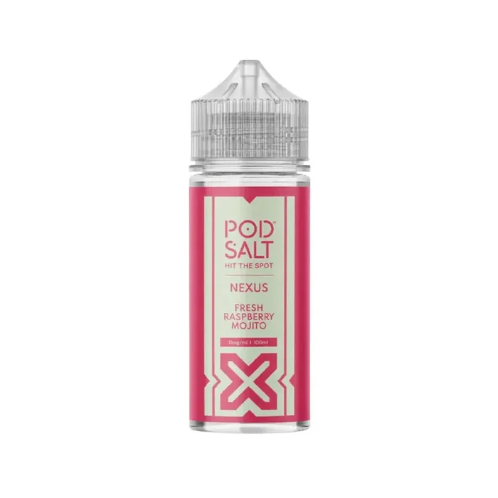 Pod Salt Nexus Fresh Raspberry Mojito 100ml E-liquid