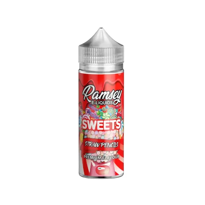 Ramsey Sweets Straw Pencils 100ml Shortfill E-liquid
