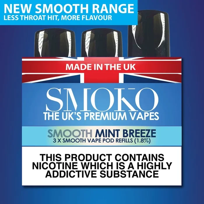 SAVEUR MINT BREEZE – RECHARGES SMOOTH VAPE POD