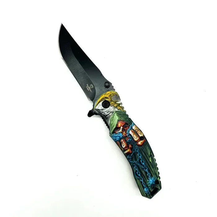 Snake Eye – 8.5&Prime; Foldable Pocket Knife – Outlaw