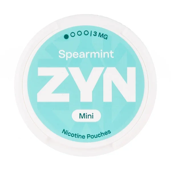 Spearmint Mini Low Nicotine Pouches by Zyn