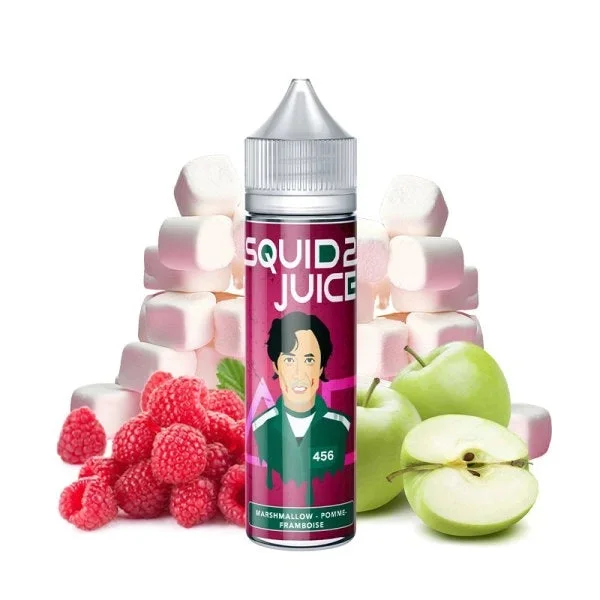 ? Squid Juice 2 – 456 | E-liquide marshmallow, pomme & framboise – 50 ml sans nicotine