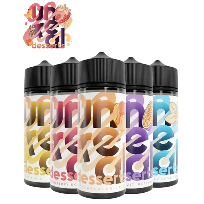 Unreal Desserts 100ml + 2 Nics £5