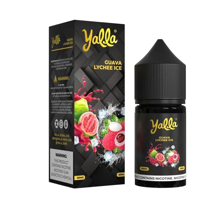 Yalla Fusion Series Guava Lychee Ice 30ml Best Price in Pakistan